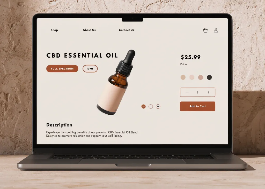 CBD shop_mokup