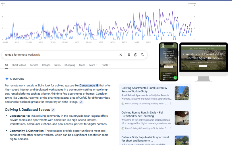 Web turismo Caso exito SEO